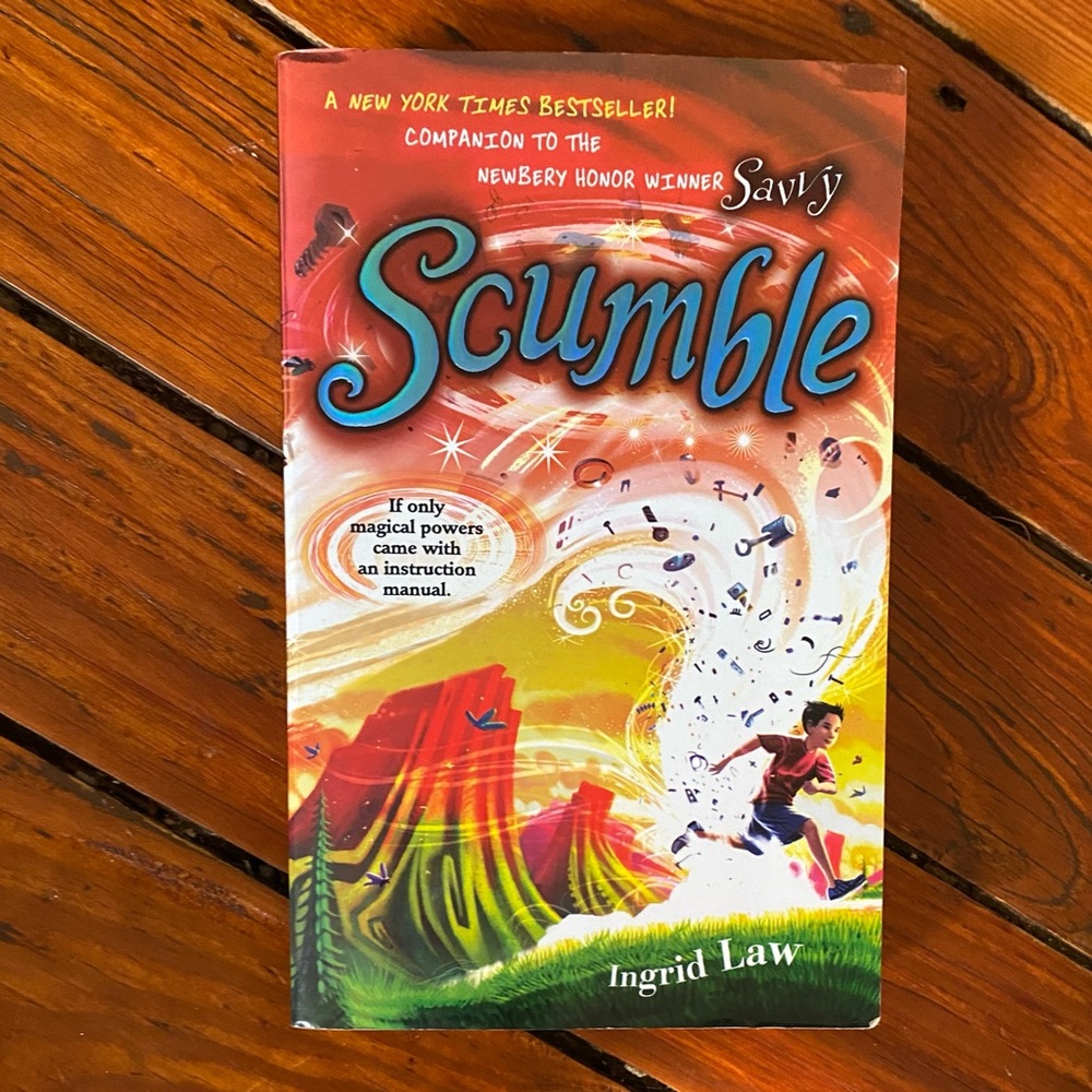 🧩4/$20 Scumble by Ingrid Law Book Companion to Savvy